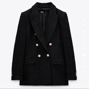 Zara double breasted blazer